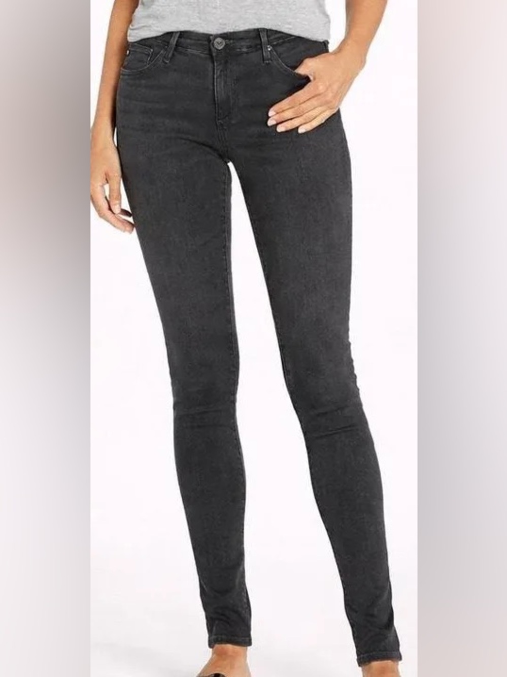 AG Adriano Goldschmied Black Skinny Jeans